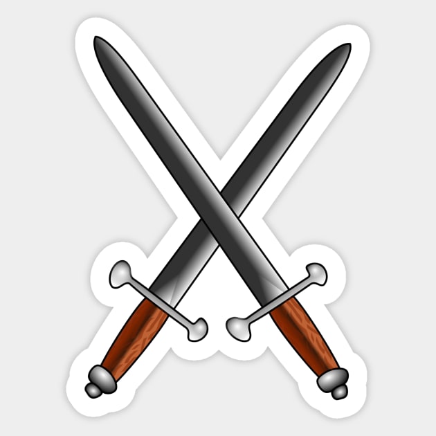 Swords Sticker by YellowLion